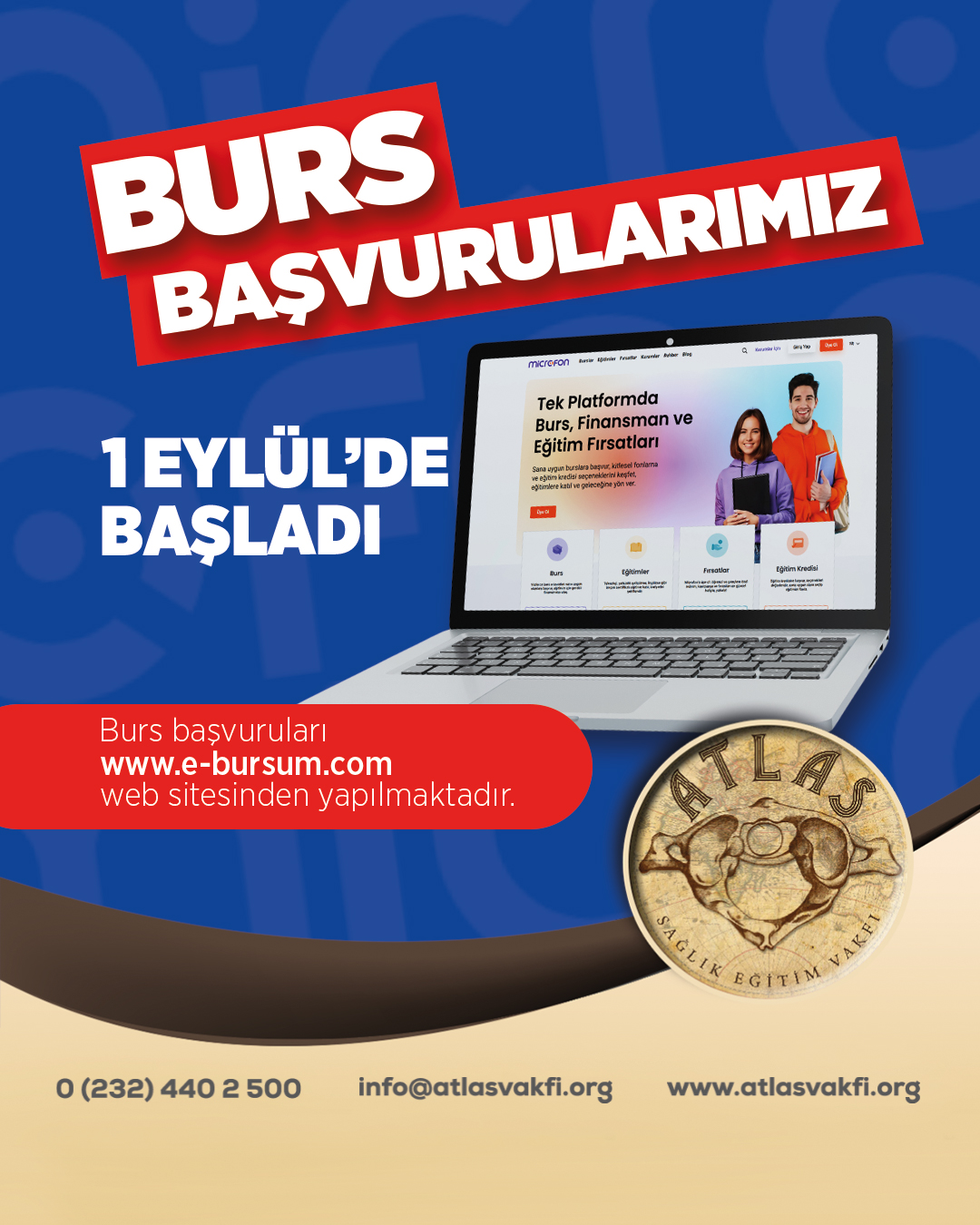2025 Burs Başvurularımız 1 Eylül'de Başladı