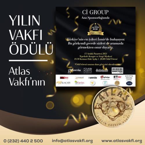 2021 Yılı Altın Ege Ödülleri'nde Yılın Vakfı Ödülünü Alıyoruz... 2021 Yılı Altın Ege Ödülleri'nde Yılın Vakfı Ödülünü Alıyoruz...