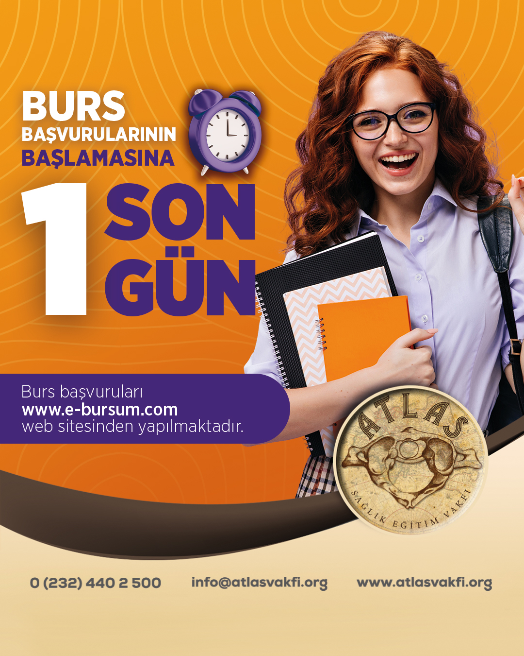 Burs Başvurularının Başlamasın Son 1 Gün