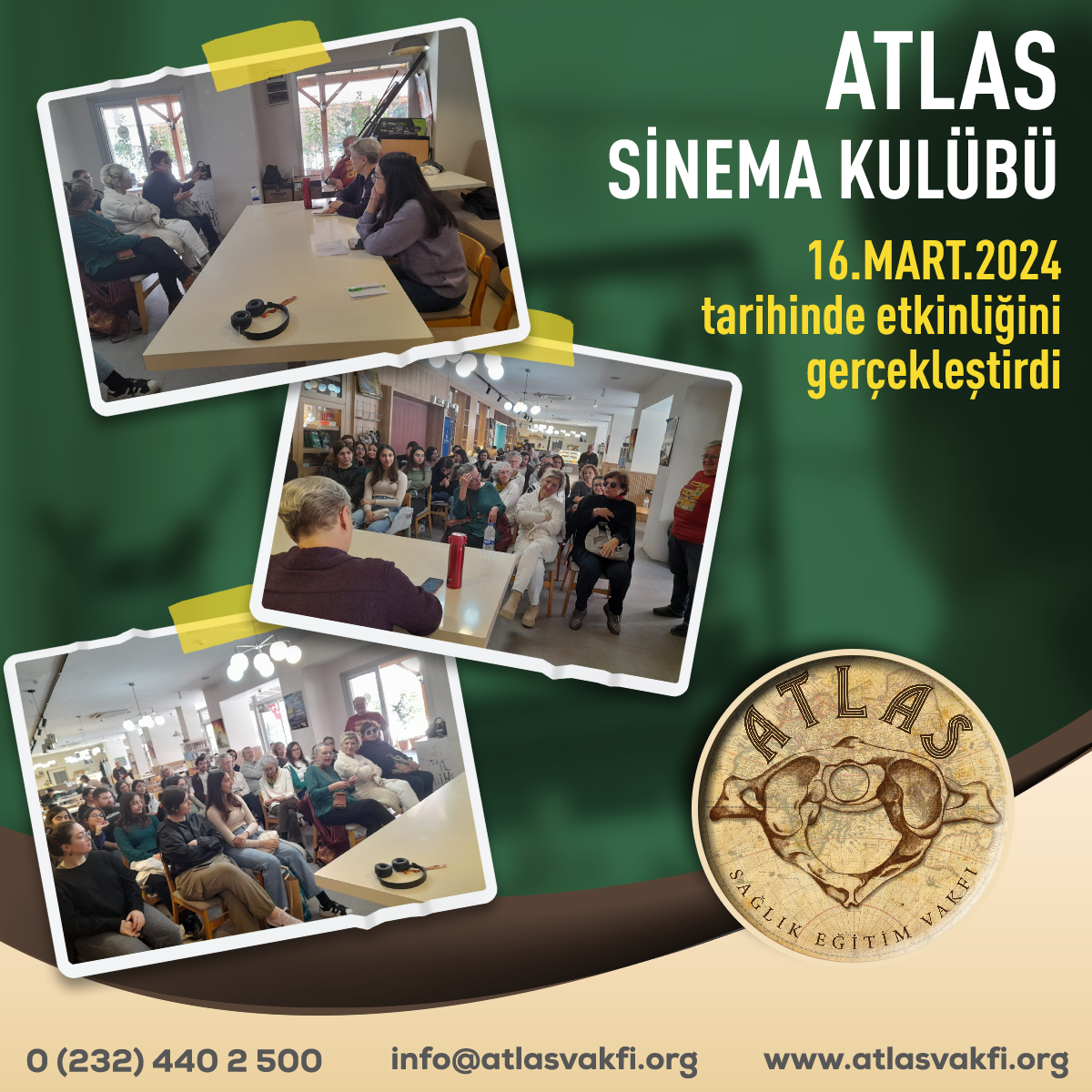 ATLAS SİNEMA KULÜBÜ "İLGİ ALANI" İSİMLİ FİLMİ İZLEDİ ATLAS SİNEMA KULÜBÜ "İLGİ ALANI" İSİMLİ FİLMİ İZLEDİ