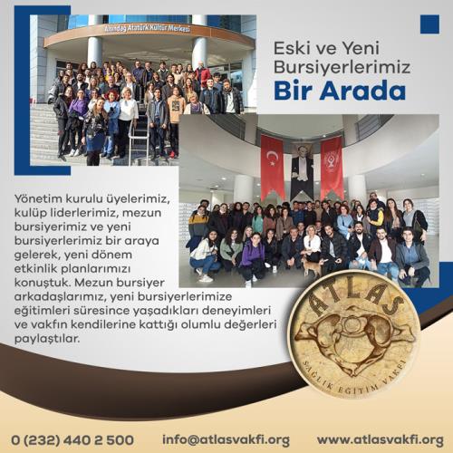 Eski ve Yeni Bursiyerlerimiz Bir Arada Eski ve Yeni Bursiyerlerimiz Bir Arada