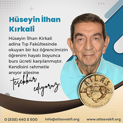 Hüseyin İlhan Kirkali adına bir öğrencimize burs imkanı sağlandı Hüseyin İlhan Kirkali adına bir öğrencimize burs imkanı sağlandı