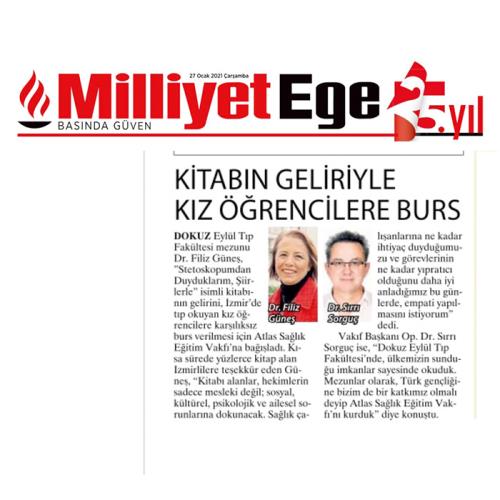 KİTABININ TÜM GELİRLERİ KIZ ÖĞRENCİLERE BURS OLDU 3