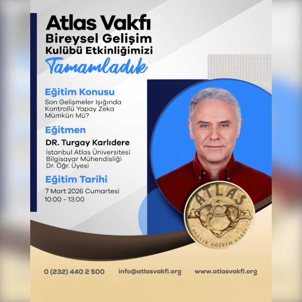 Bireysel Gelişim Kulübü Etkinliğimizi Gerçekleştirdik