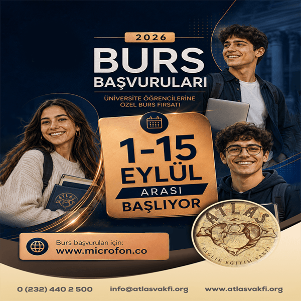 2026 Yılı Atlas Sağlık Eğitim Vakfı Burs Başvuruları Başlıyor!