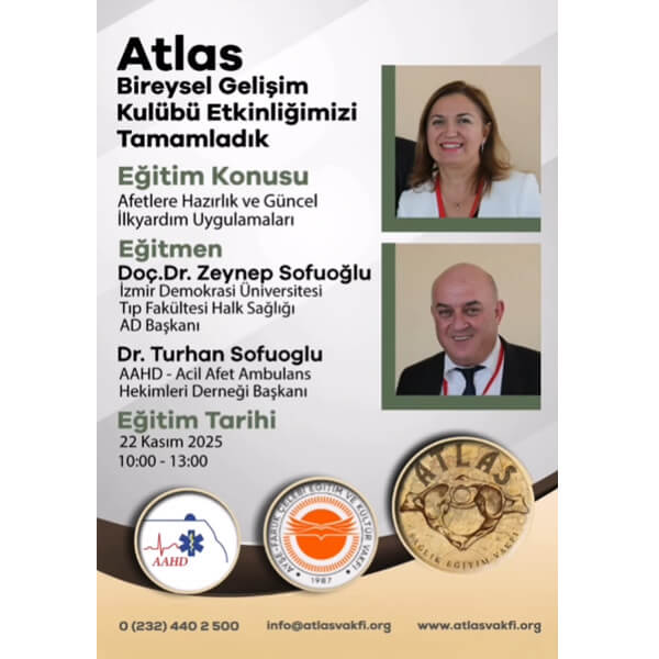 Atlas Bireysel Gelişim Kulübü Etkinliğimizi Tamamladık