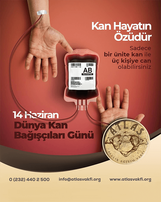 14 Haziran Dünya Kan Bağışçıları Günü Kutlu Olsun!