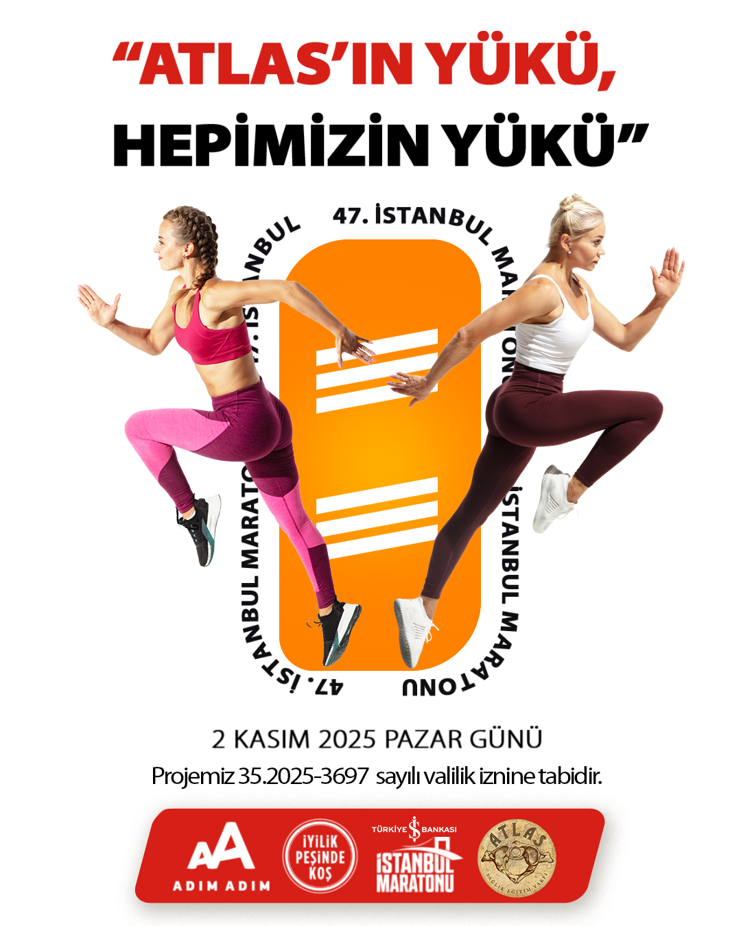 Atlas Vakfı İstanbul Maratonu'na Katılıyor.
